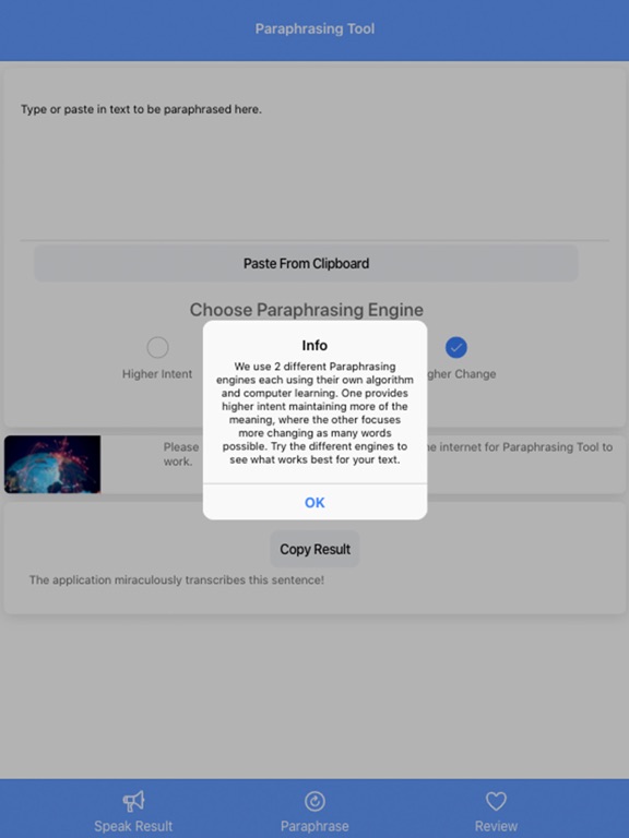 Screenshot #5 pour Paraphrasing Tool