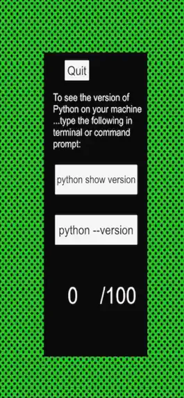 Game screenshot Python Quiz - 20 Questions apk