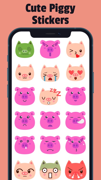 The Piggy Stickers & Emojis