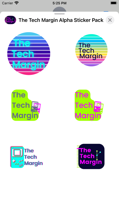 TechMargin Alpha Sticker Packのおすすめ画像1