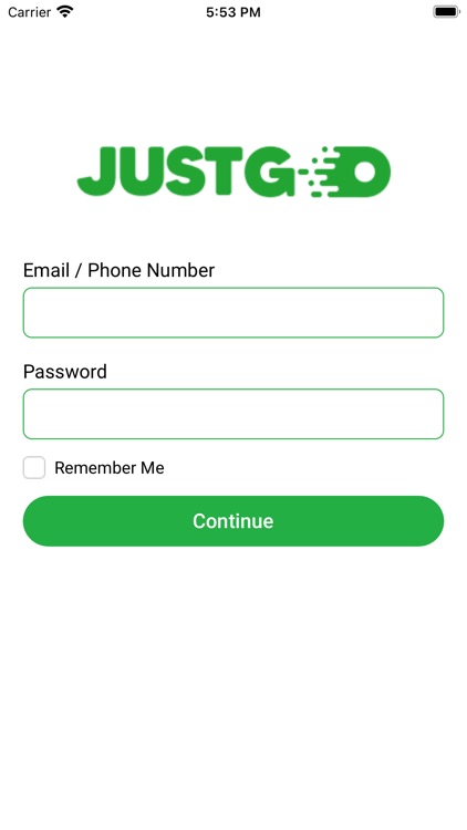 JustGo Driver App