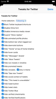 tweaks for twitter mobile iphone screenshot 1