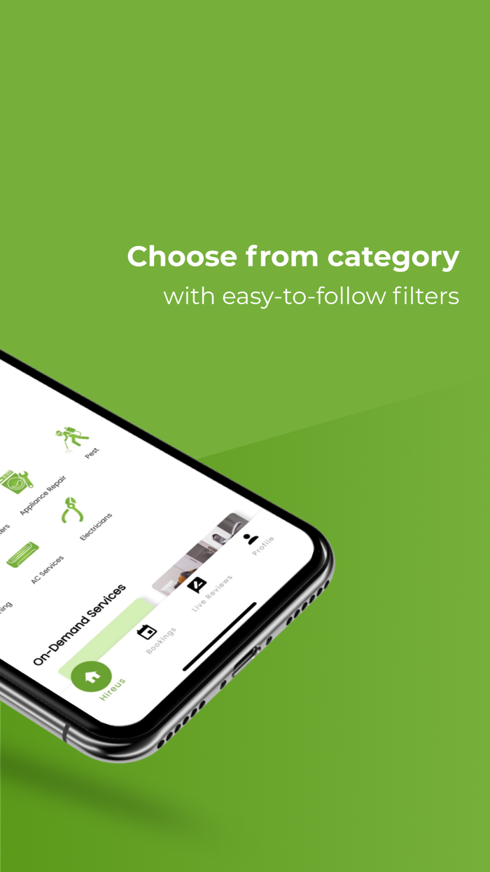 Hireus Home services app