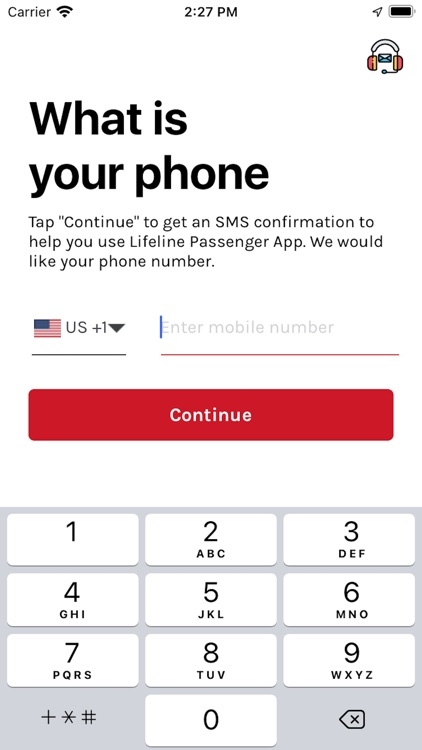 Lifeline Passenger App