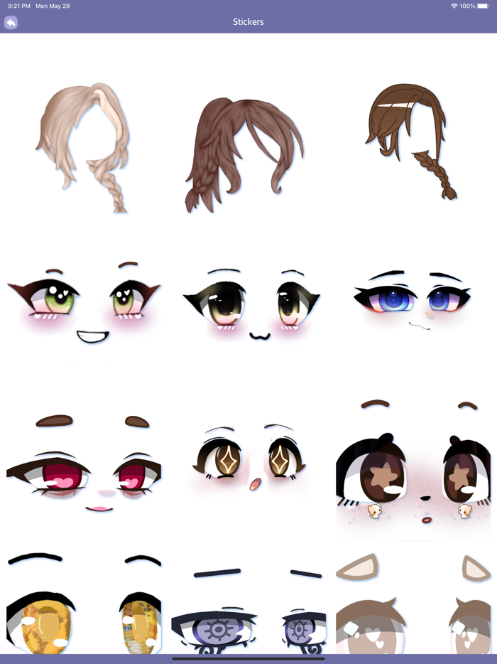 Make gacha life girl character