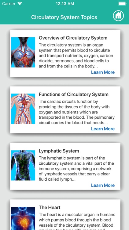 Anatomy : Circulatory System screenshot-5