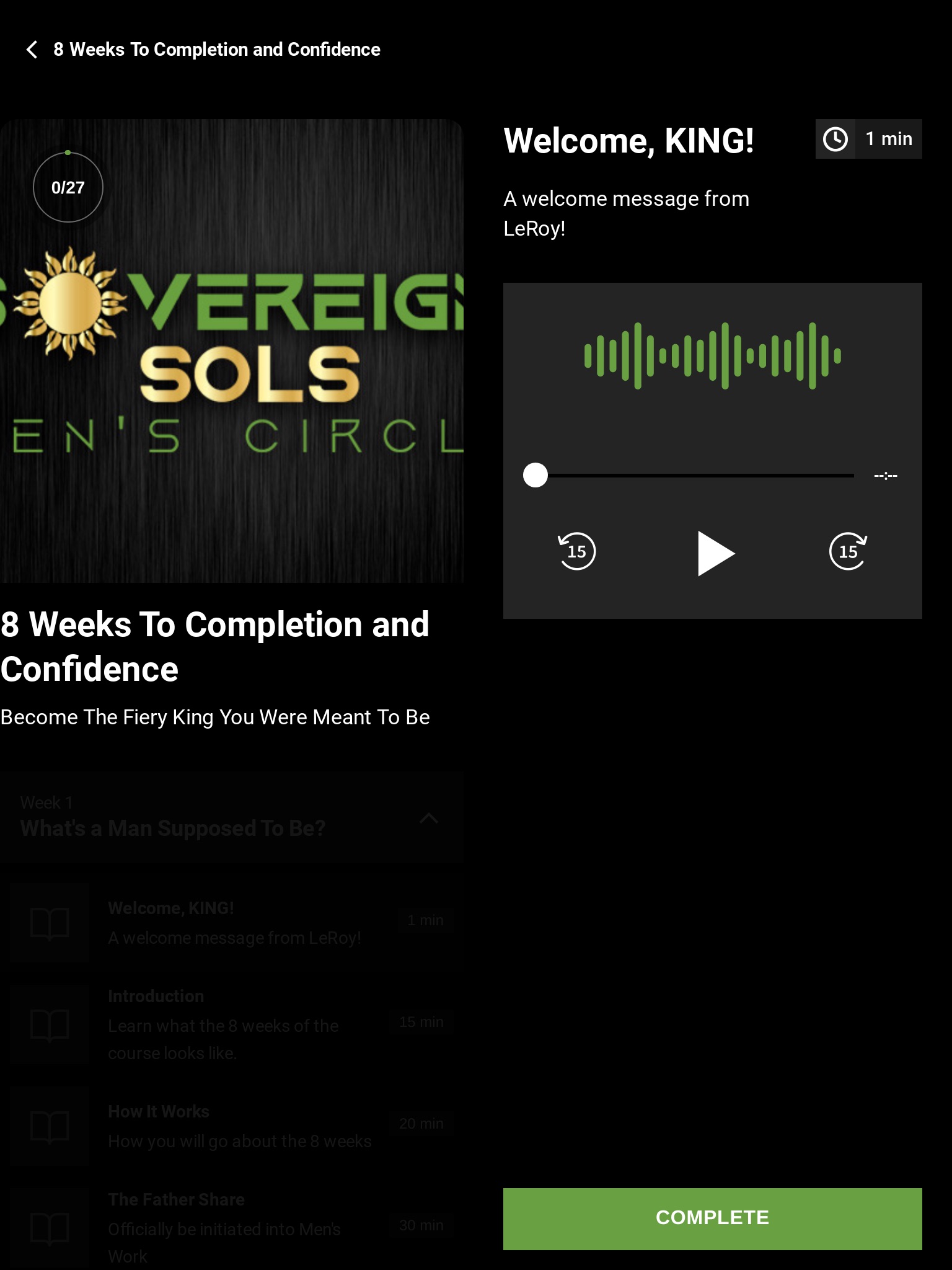 Sovereign Sols Men's Circle screenshot 3