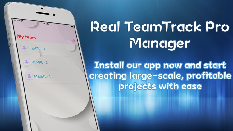 Real TeamTrack Pro Manager