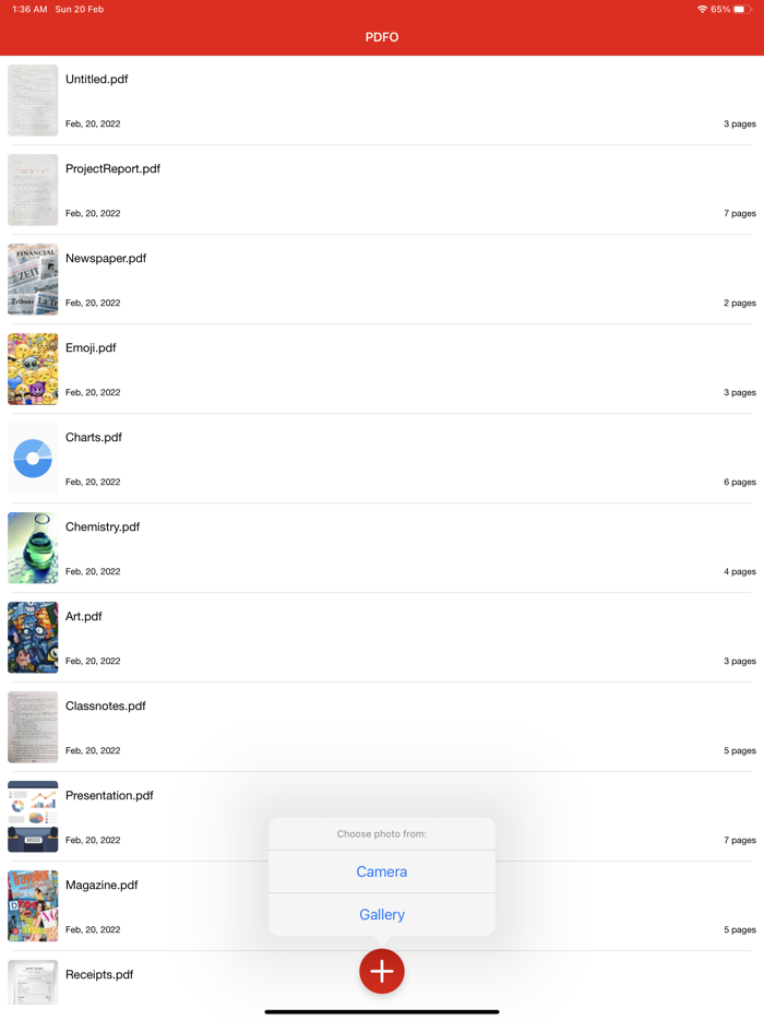Photo to PDF Converter - PDFO