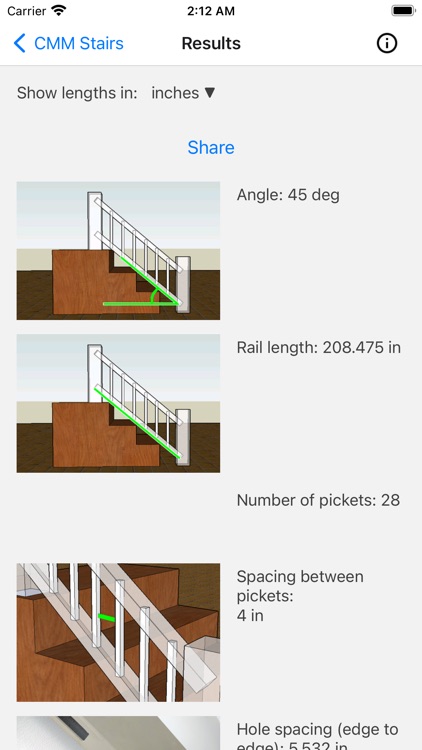 CMM Stair Rail Calculator screenshot-4