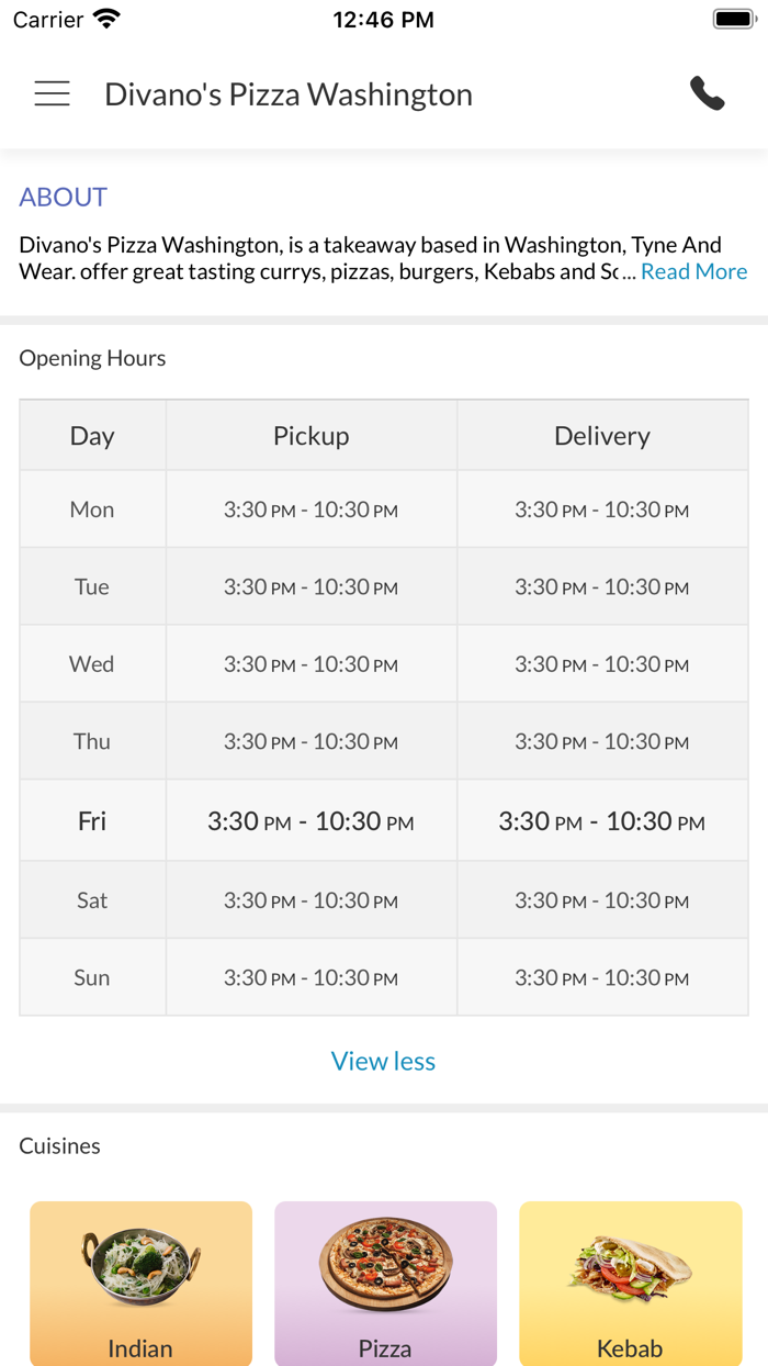 Divanos Pizza Washington