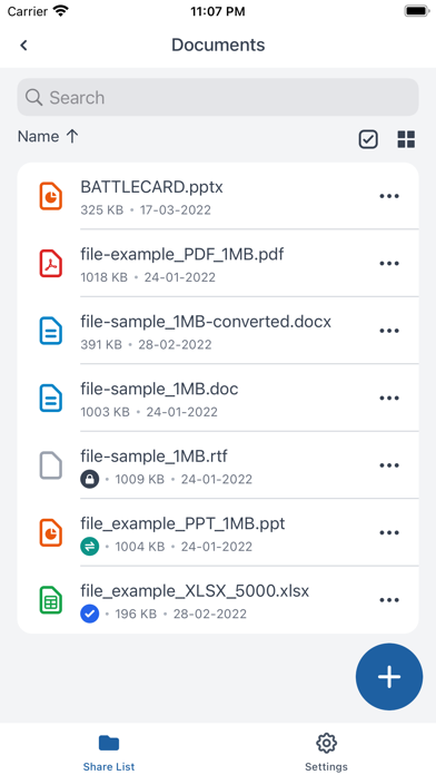MTF File Cloud screenshot 2