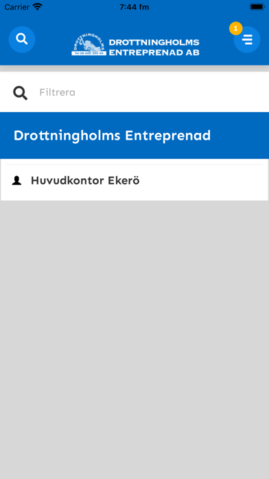 Drottningholms Entreprenad Screenshot