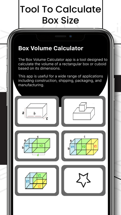 Box Volume Calculator Screenshot