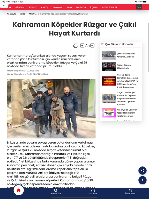 Yozgat Çamlık Gazetesi screenshot 2