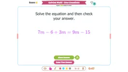 Game screenshot Solving Multi Step Equations apk