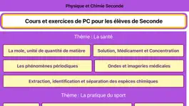 Game screenshot Physique et chimie Seconde apk