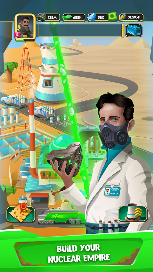 Nuclear Empire: Idle Tycoon. Империя атомные. Ускоритель маг из тавр дефендж симулятор на 0 уровне. Взломанная idle empires