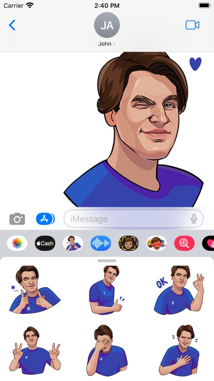 Denis Giryaev on Stickers