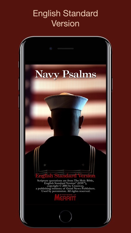 Navy Psalm Daily Quotes ESV