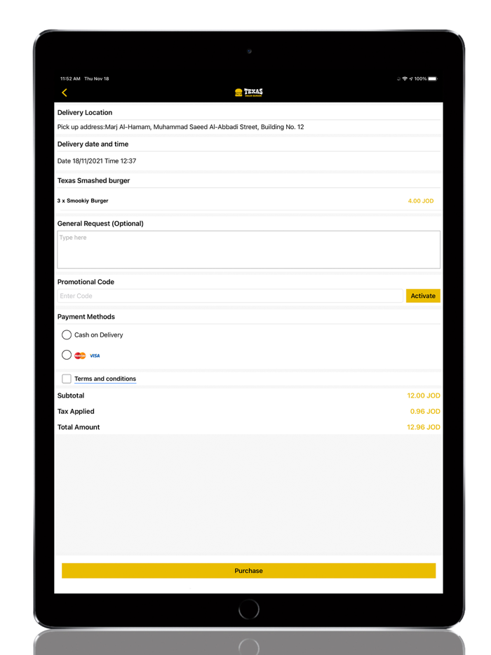 Texas Smashed Burger