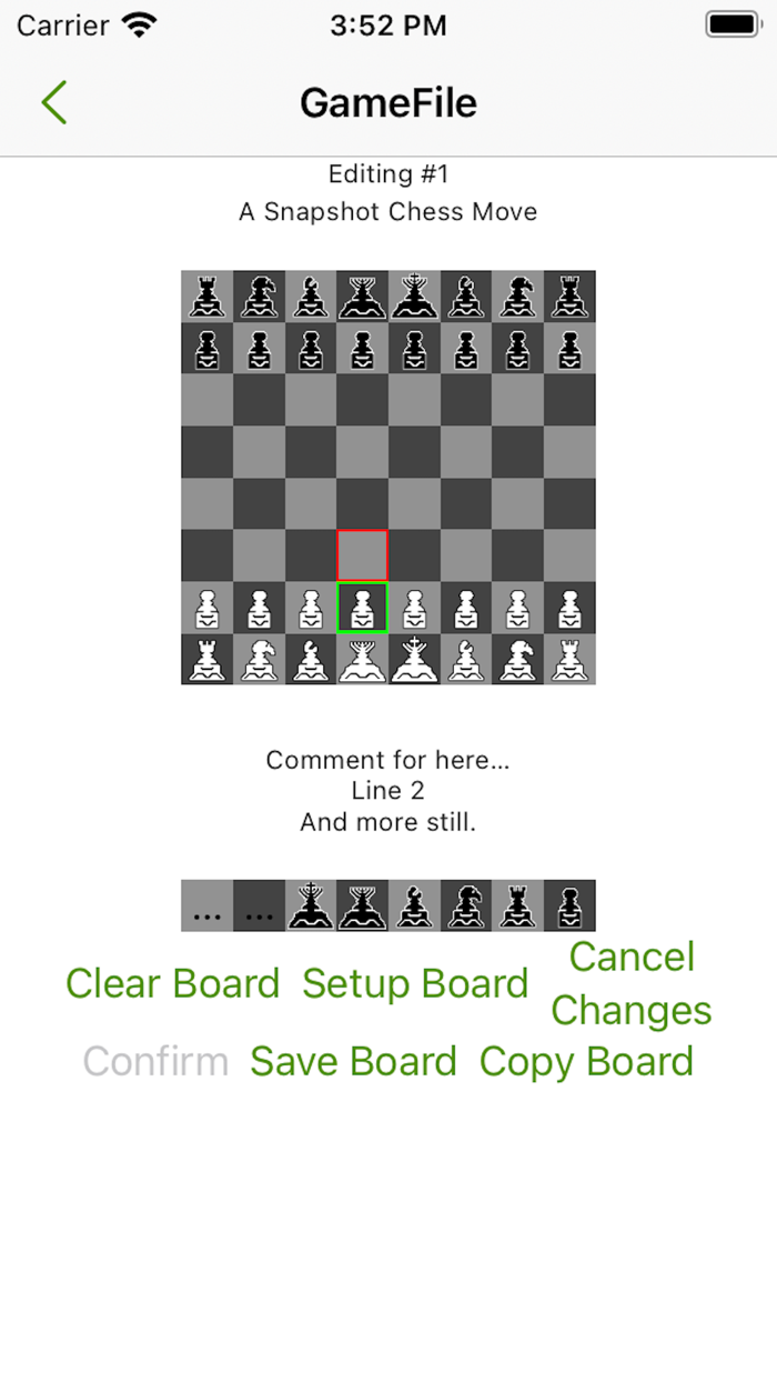 Snapshot Chess Move