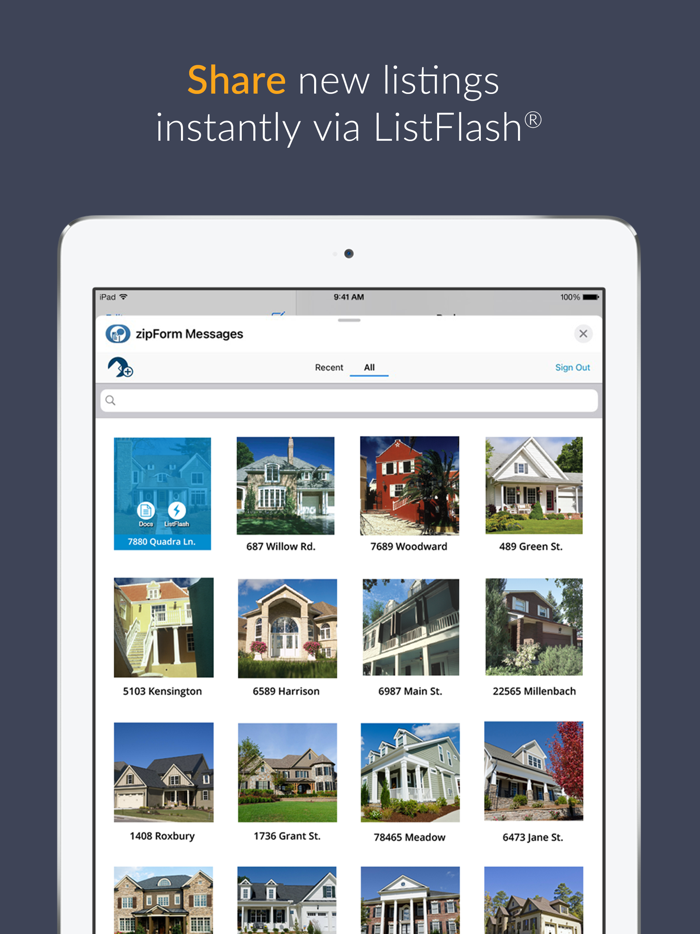 zipForm Elite Messaging App