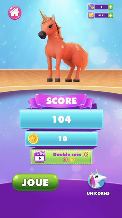 Unicorn Run Pony Game