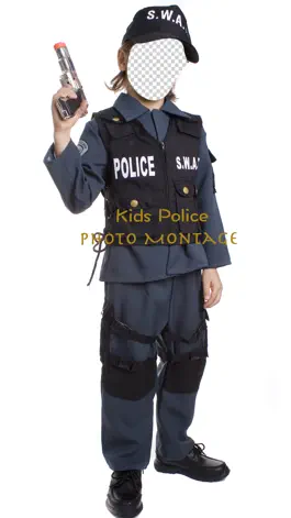 Game screenshot Kids Police Photo Montage mod apk