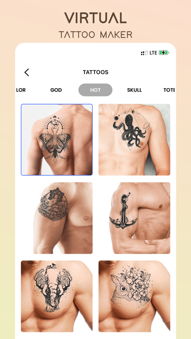 Tattoo Maker - Tattoo Designs Screenshot