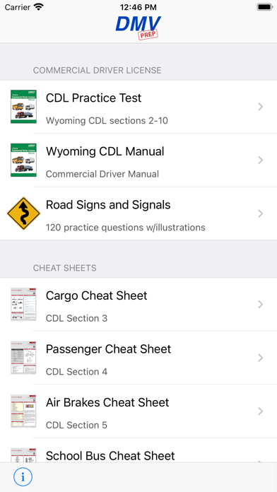 Wyoming CDL Test Prep Screenshot