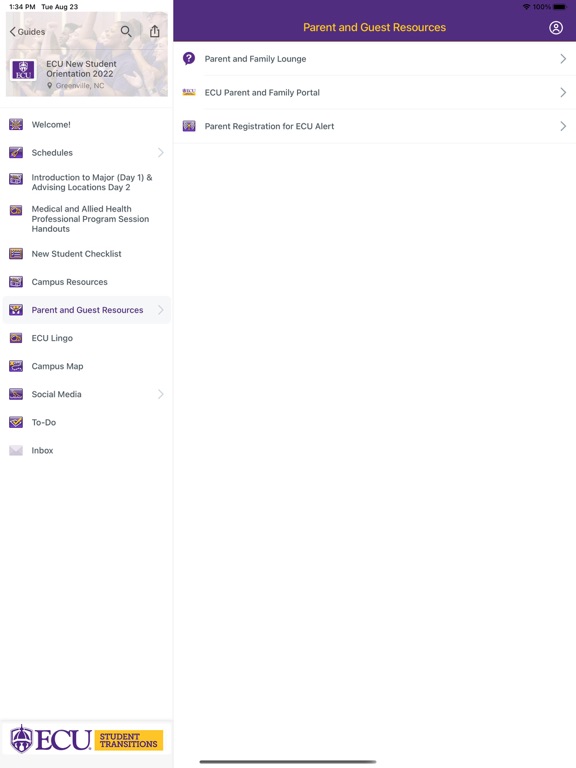 East Carolina University Guide screenshot 3