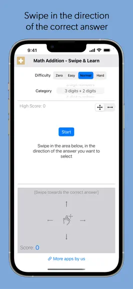 Game screenshot Addition Math - Swipe & Learn hack