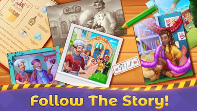 Grand Cafe Story － Renovation Hack screenshot 5 - game app interface