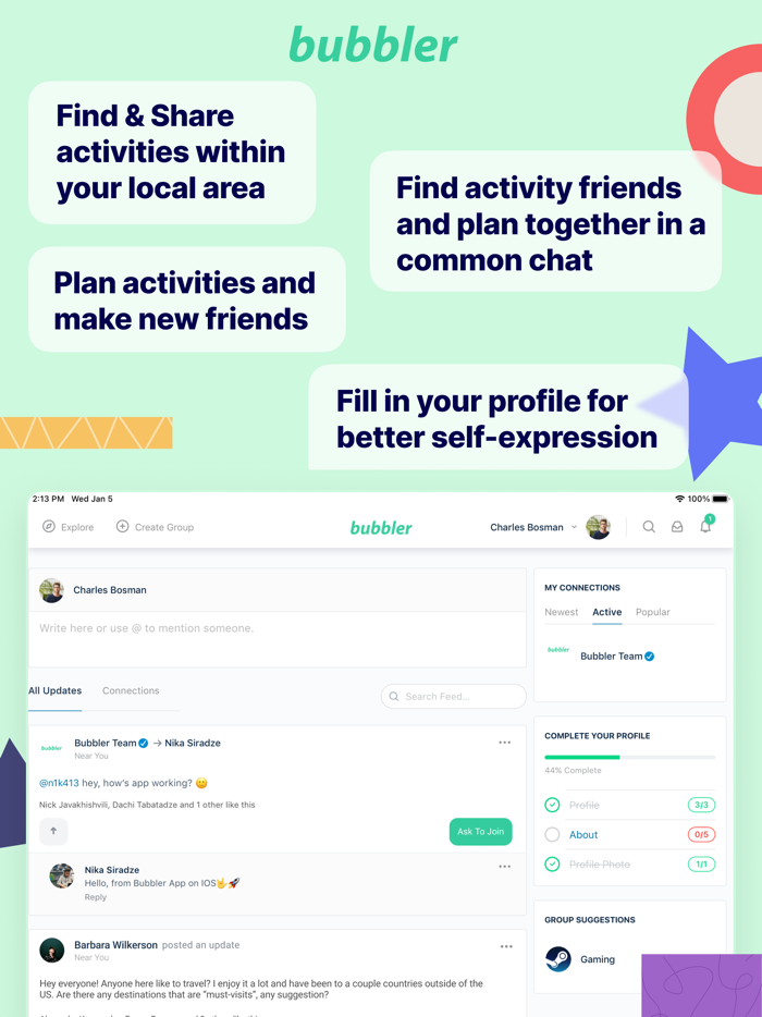 Bubbler - Share, Find, Hangout