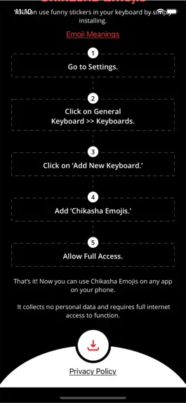 Game screenshot Chikasha Emojis hack