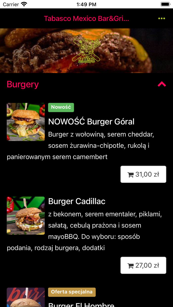 Tabasco Mexico BarGrill