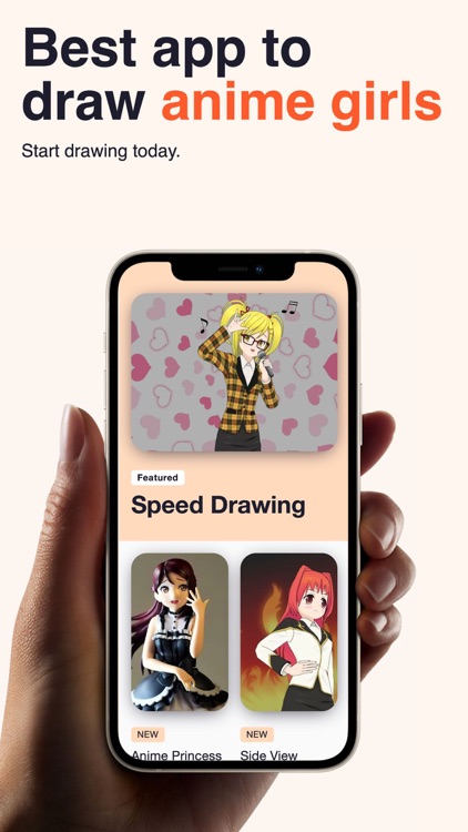 How to draw anime girl screenshot-0
