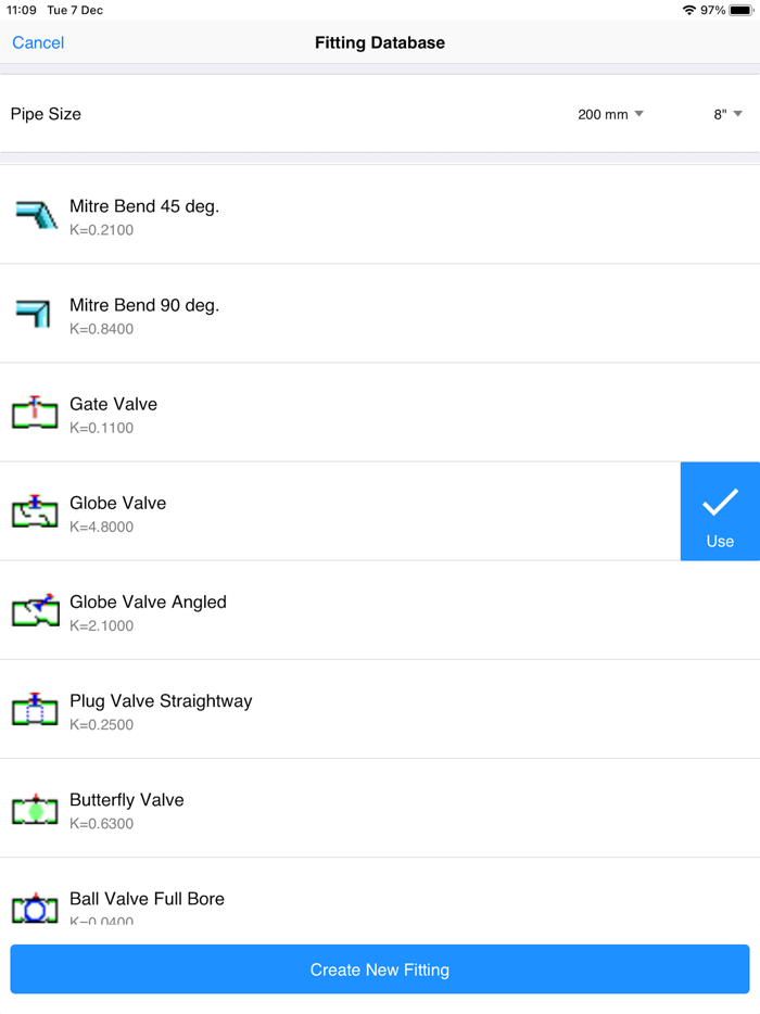 Pipe Flow Liquid Pressure Drop