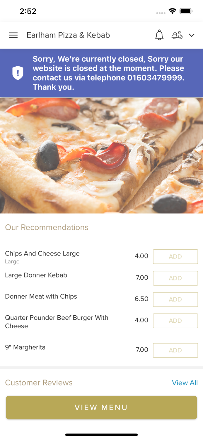 Earlham Pizza and Kebab