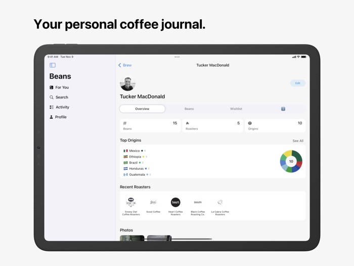 MyBeans Coffee Journal
