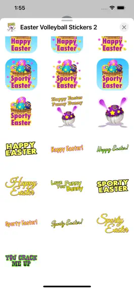 Game screenshot Easter Volleyball Stickers hack