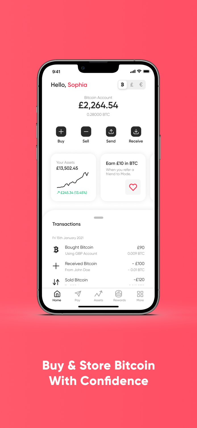 Mode Buy, Earn  Grow Bitcoin