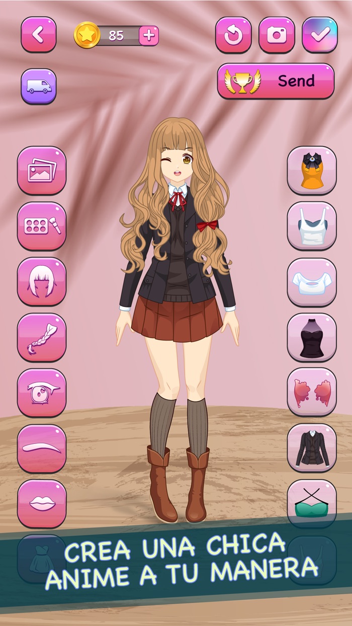 Anime Girl Dress Up Game