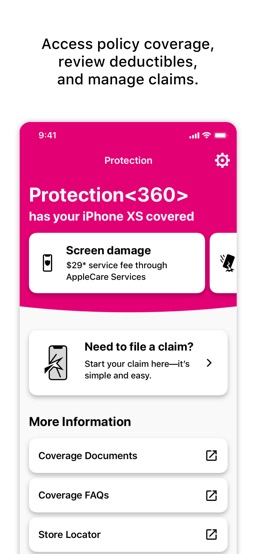 Protection 360® app screenshot