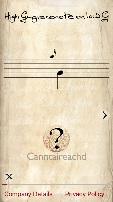 Screenshot 3 of Canntaireachd Tutor App