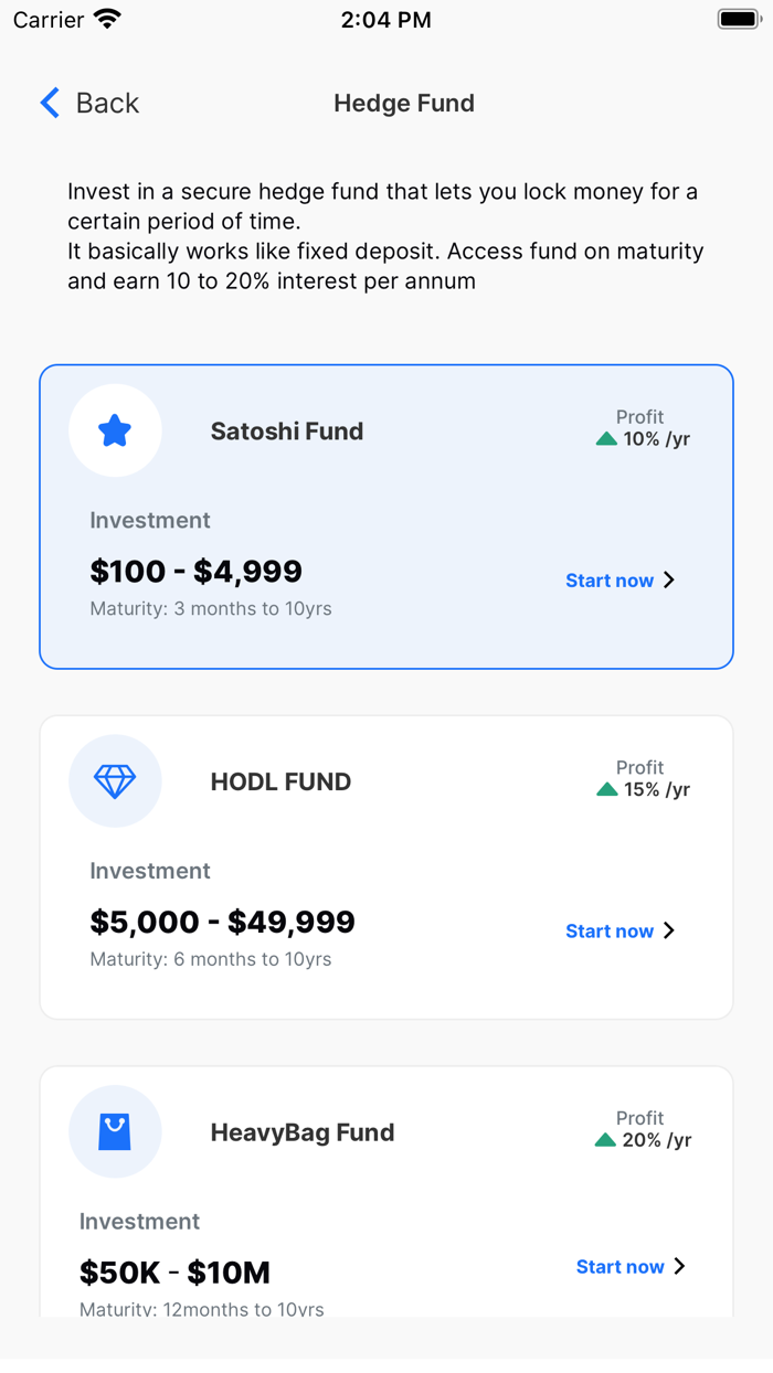 Truzact Save  invest Crypto