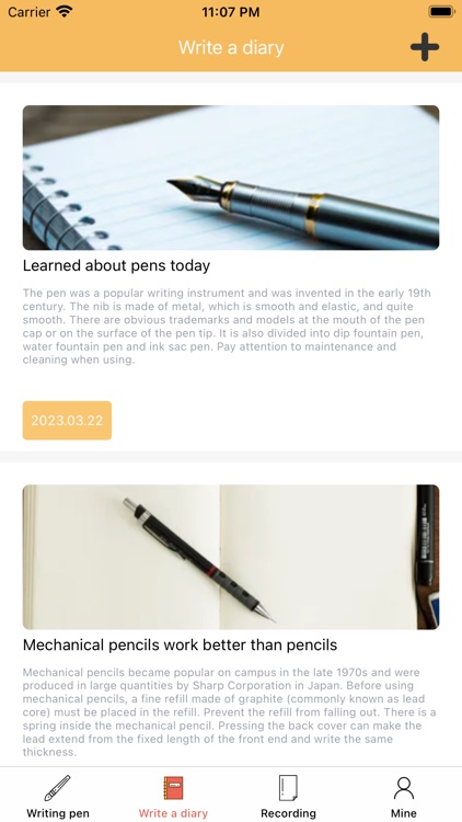 Classification&WritingPen