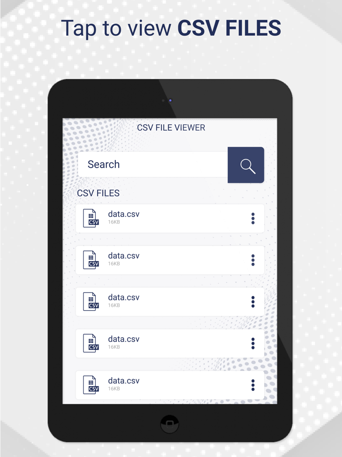 CSV File Viewer - CSV Reader