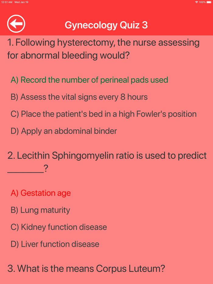 Gynecology  Obstetrics Quiz